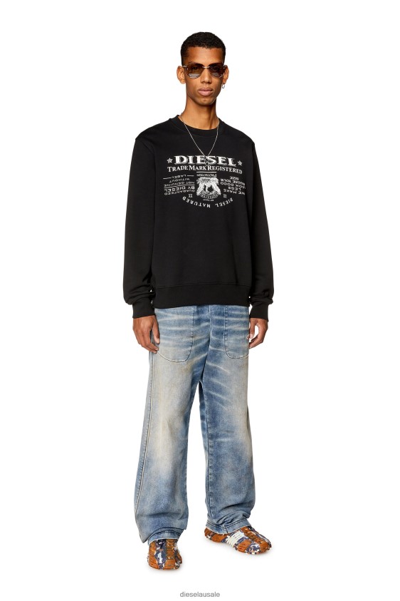 Diesel s-ginn-l2 Apparel Black Men 2XT44N134
