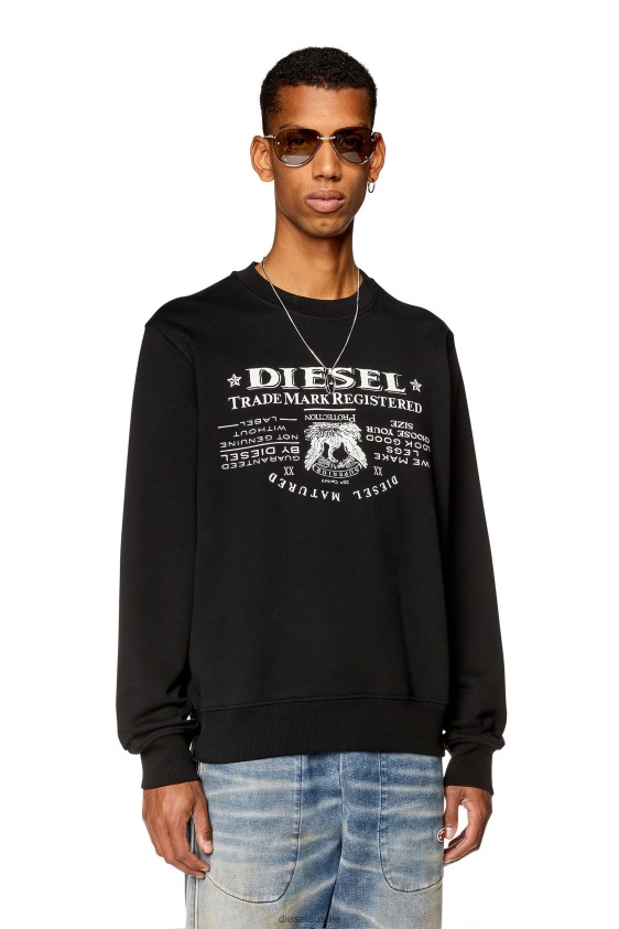 Diesel s-ginn-l2 Apparel Black Men 2XT44N134