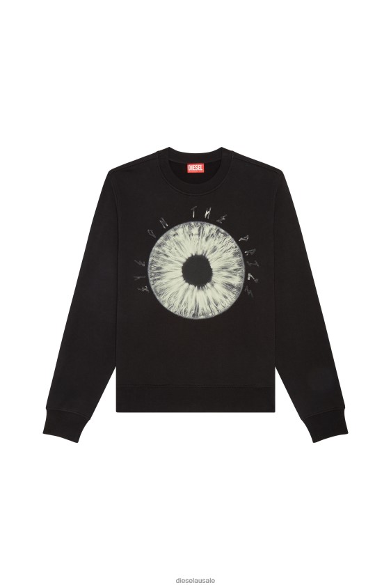 Diesel s-ginn-l5 Apparel Black Men 2XT44N138