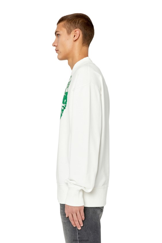 Diesel s-mackis-g1 Apparel White Men 2XT44N109