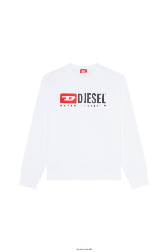 Diesel s-macs-divstroyed Apparel White Men 2XT44N160