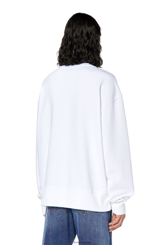 Diesel s-macs-divstroyed Apparel White Men 2XT44N160