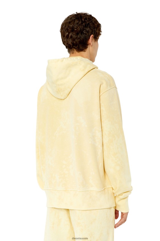 Diesel s-macs-hood-g2 Apparel Yellow Men 2XT44N111