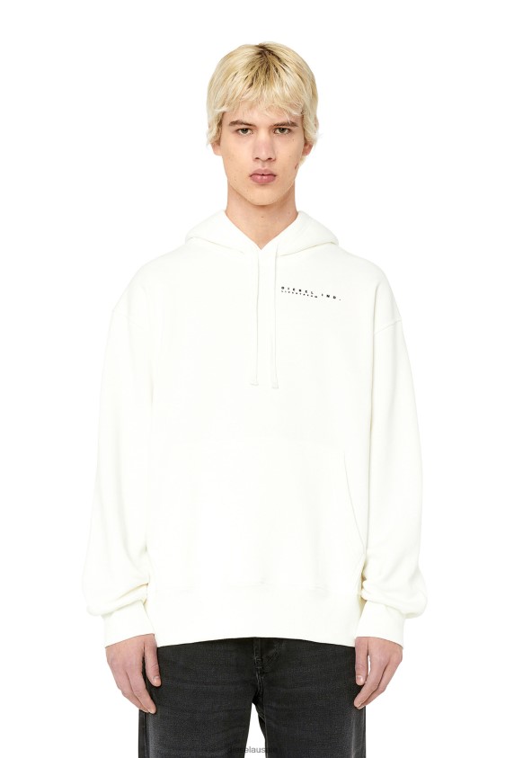 Diesel s-macs-hood-g3 Apparel White Men 2XT44N106