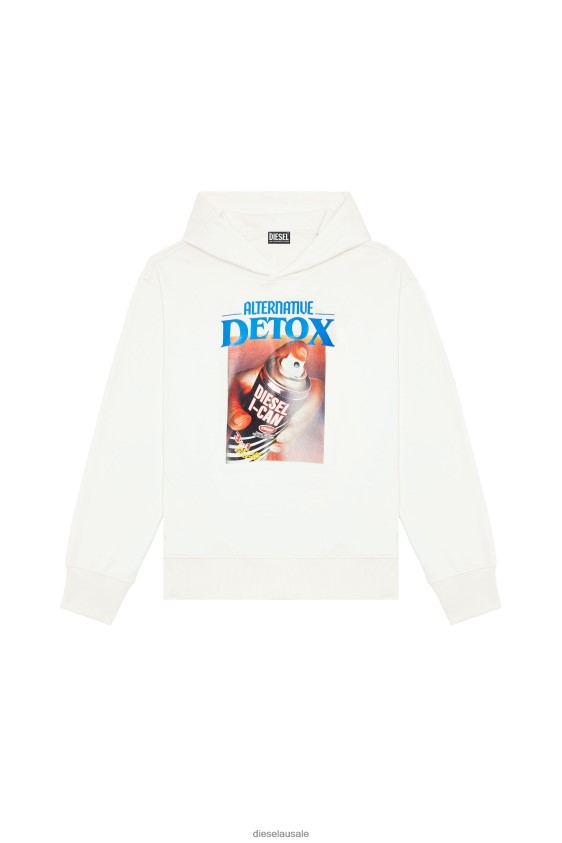 Diesel s-macsout-hood Apparel White Men 2XT44N110