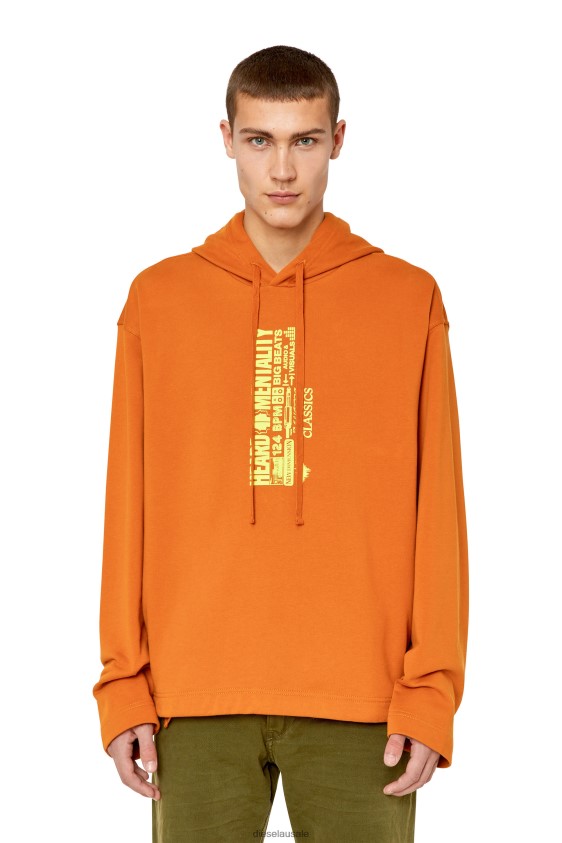 Diesel s-mouch Apparel Orange Men 2XT44N120