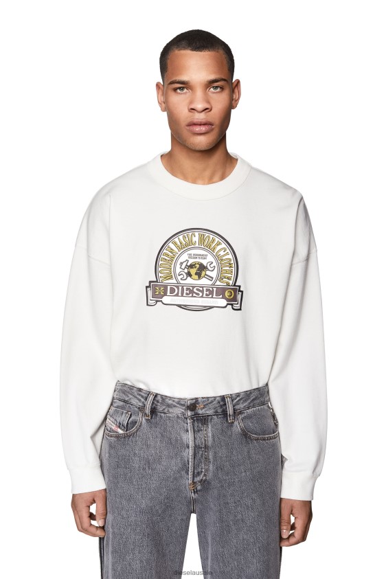 Diesel s-patchy Apparel White Men 2XT44N128