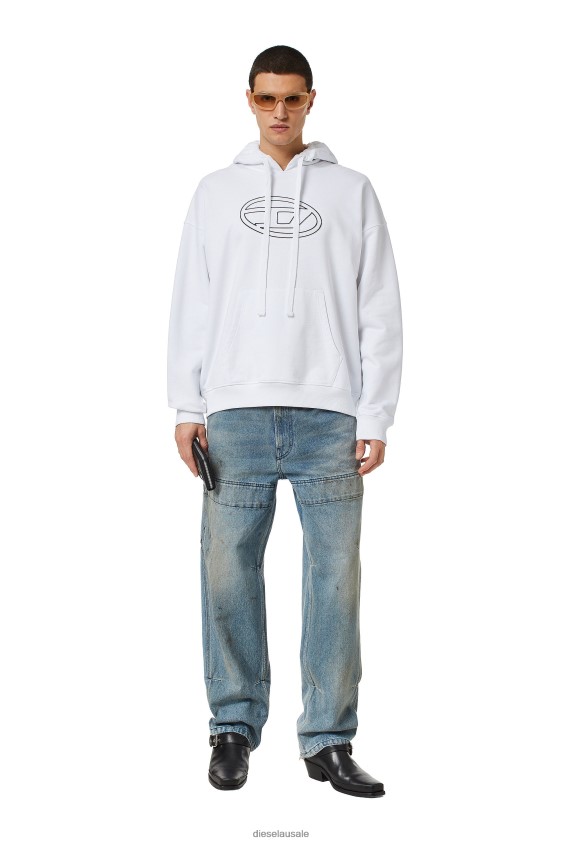 Diesel s-ummer-bigoval Apparel White Men 2XT44N151
