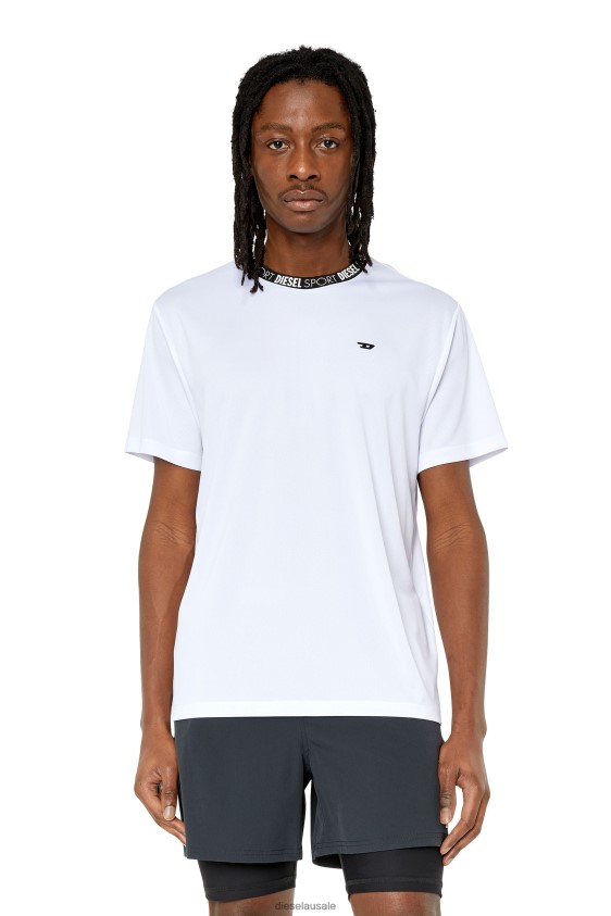 Diesel amtee-alix-wt34 Apparel White Men 2XT44N211