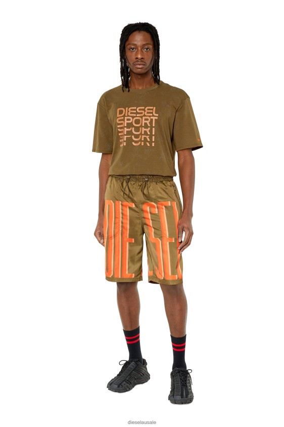 Diesel amtee-duncan-ht16 Apparel Brown Men 2XT44N214