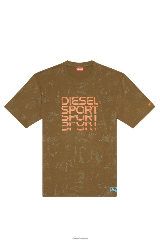 Diesel amtee-duncan-ht16 Apparel Brown Men 2XT44N214