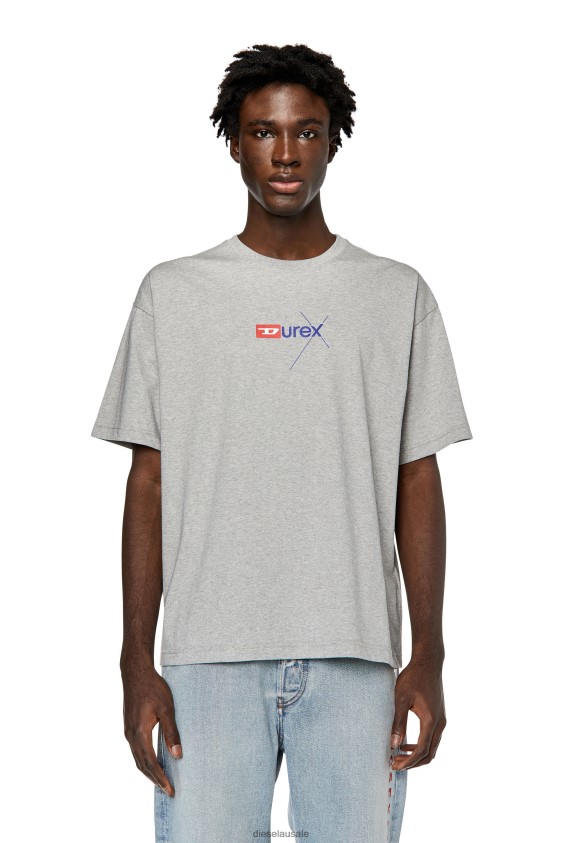 Diesel dx-t-nlabel Apparel Grey Men 2XT44N272