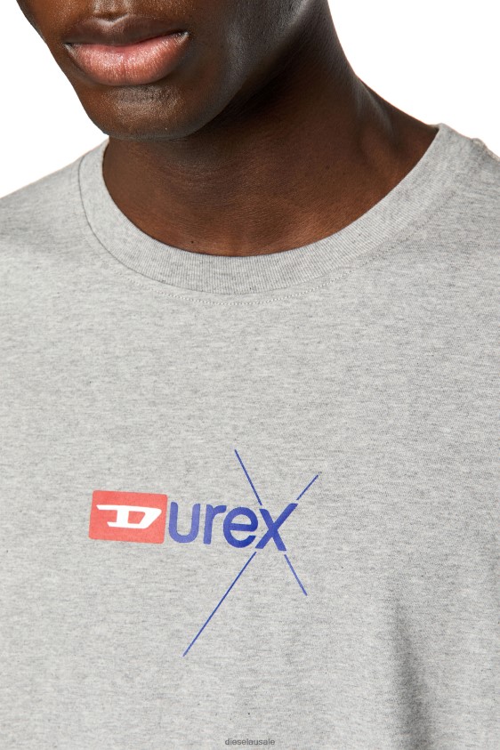 Diesel dx-t-nlabel Apparel Grey Men 2XT44N272