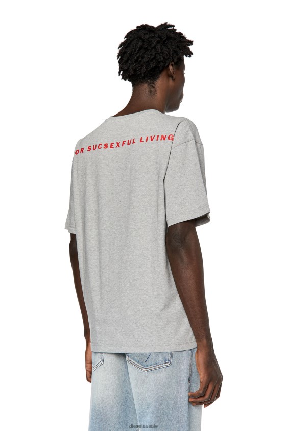 Diesel dx-t-nlabel Apparel Grey Men 2XT44N272
