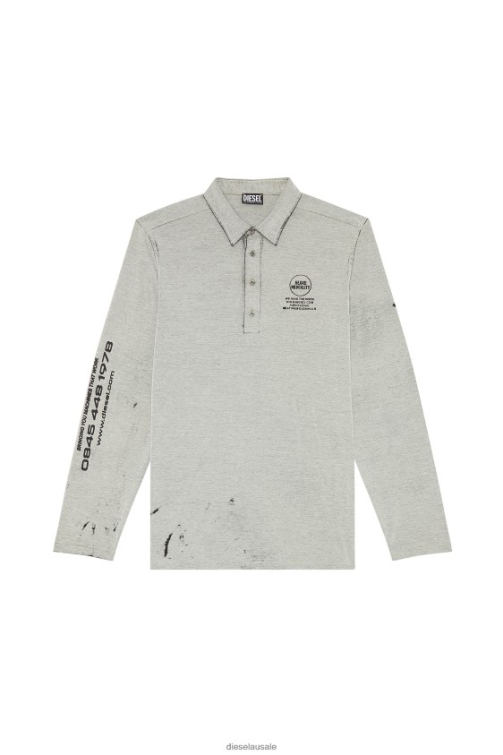 Diesel s-hirt Apparel Grey Men 2XT44N227
