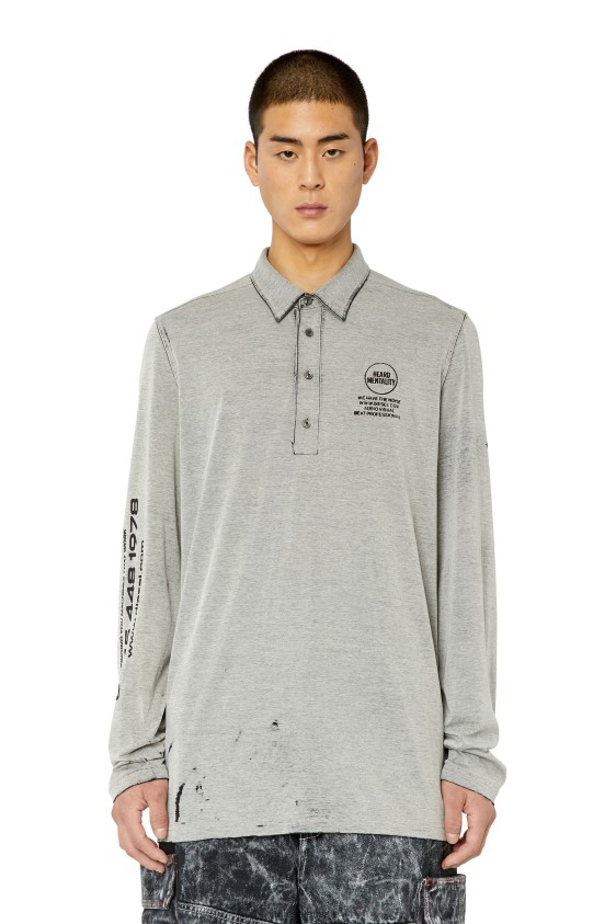 Diesel s-hirt Apparel Grey Men 2XT44N227