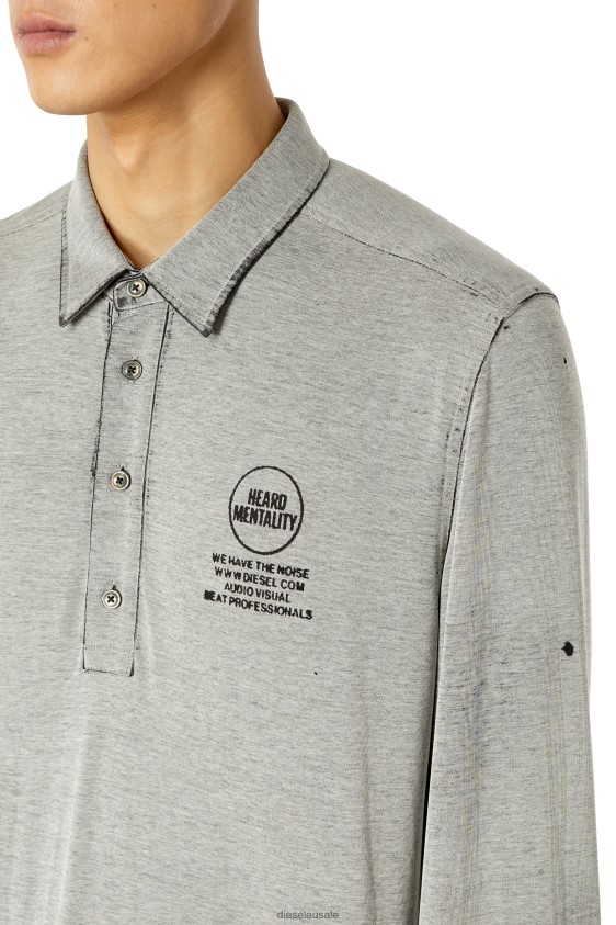 Diesel s-hirt Apparel Grey Men 2XT44N227