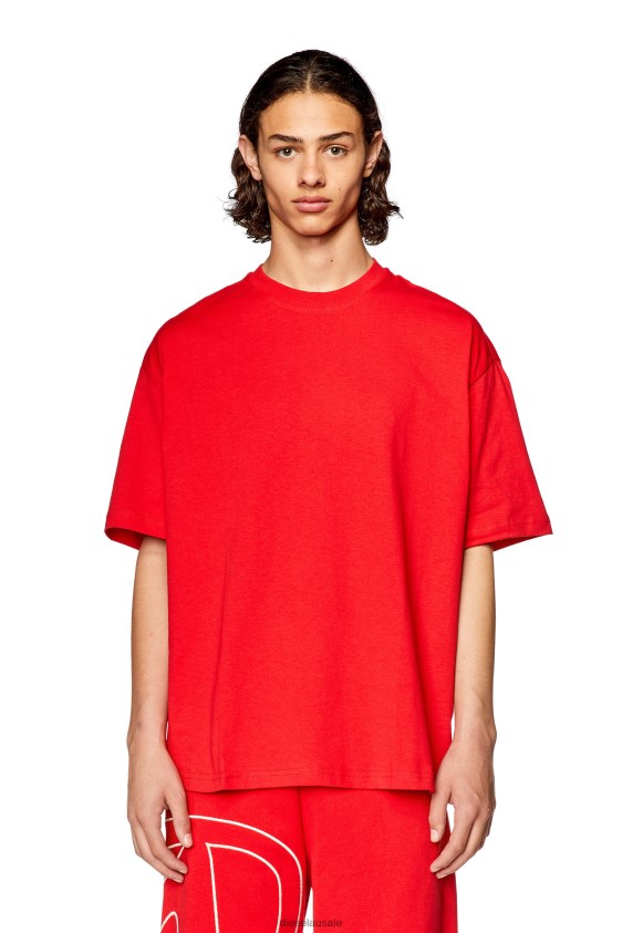 Diesel t-boggy-megoval Apparel Red Men 2XT44N192