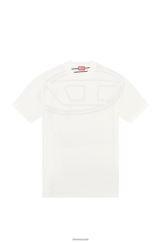 Diesel t-boggy-megoval-d Apparel White Men 2XT44N257