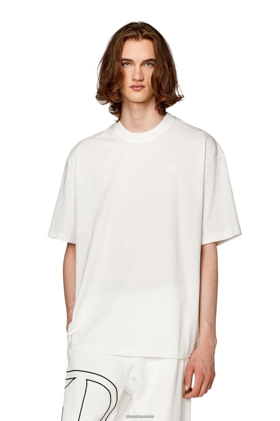 Diesel t-boggy-megoval-d Apparel White Men 2XT44N257