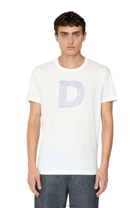 Diesel t-diegor-col Apparel White Men 2XT44N239