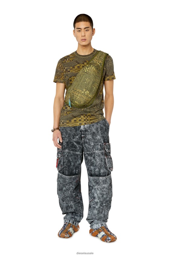 Diesel t-diegor-g1 Apparel Olive Green Men 2XT44N232