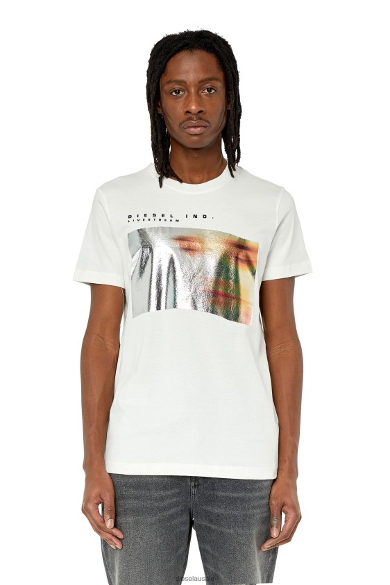 Diesel t-diegor-g2 Apparel White Men 2XT44N181