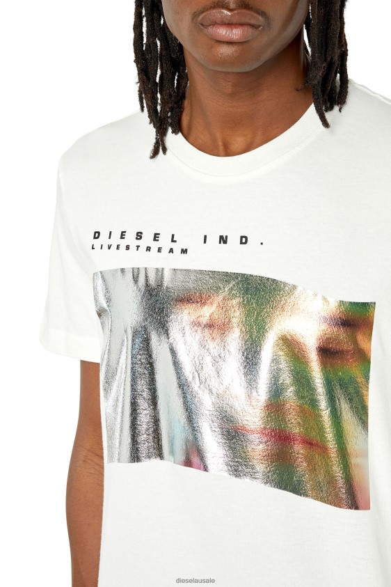 Diesel t-diegor-g2 Apparel White Men 2XT44N181
