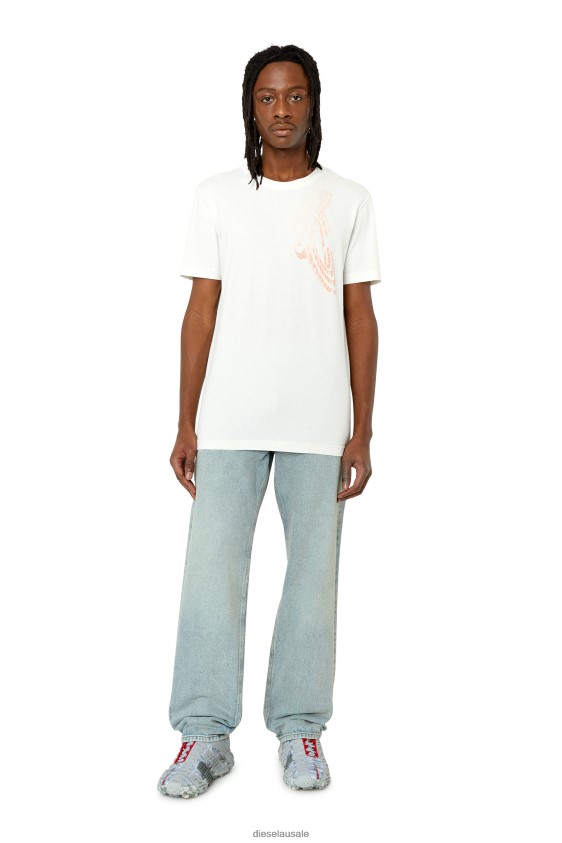 Diesel t-diegor-g3 Apparel White Men 2XT44N182