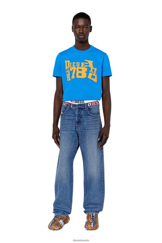 Diesel t-diegor-g7 Apparel Blue Men 2XT44N183