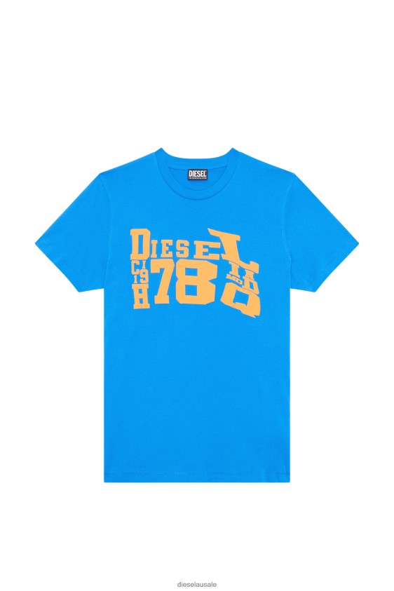 Diesel t-diegor-g7 Apparel Blue Men 2XT44N183