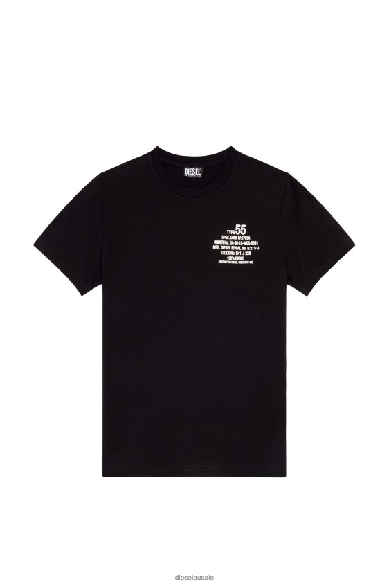 Diesel t-diegor-k51 Apparel Black Men 2XT44N180