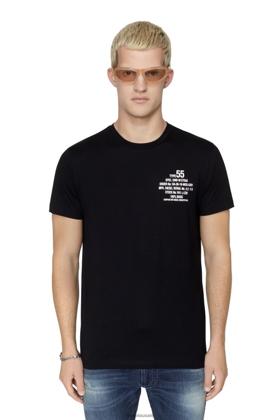 Diesel t-diegor-k51 Apparel Black Men 2XT44N180