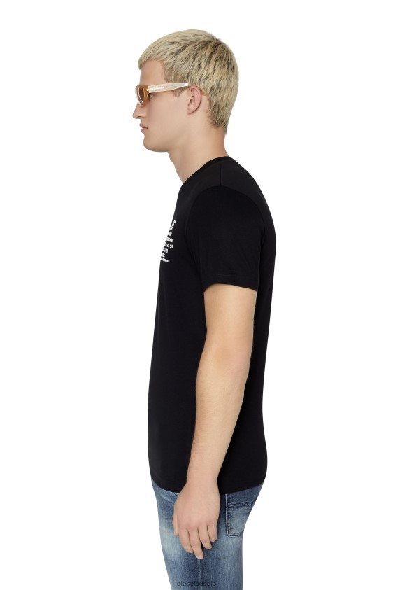 Diesel t-diegor-k51 Apparel Black Men 2XT44N180