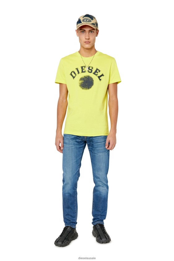 Diesel t-diegor-k56 Apparel Yellow Fluo Men 2XT44N170