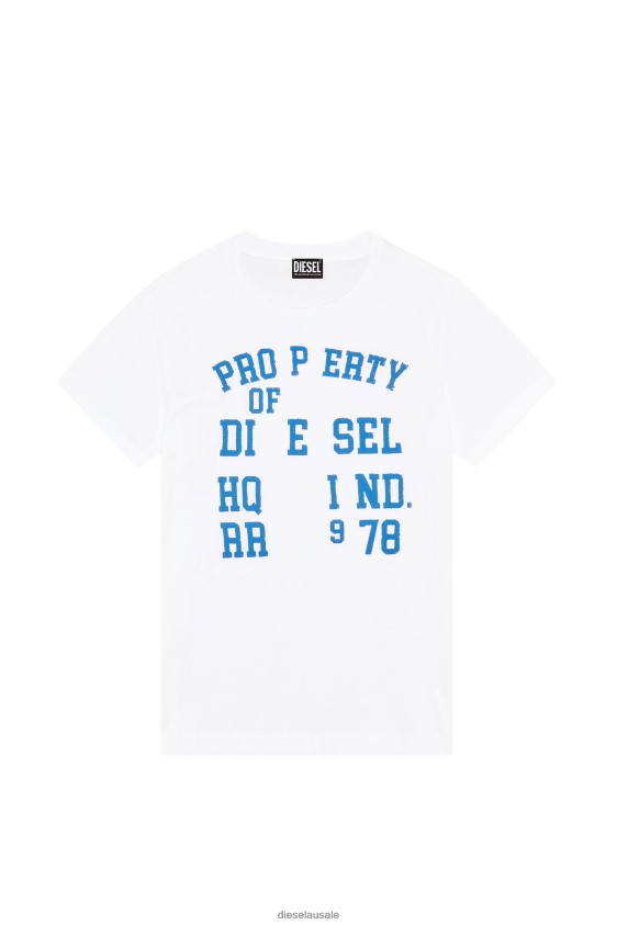 Diesel t-diegor-k59 Apparel White Men 2XT44N187