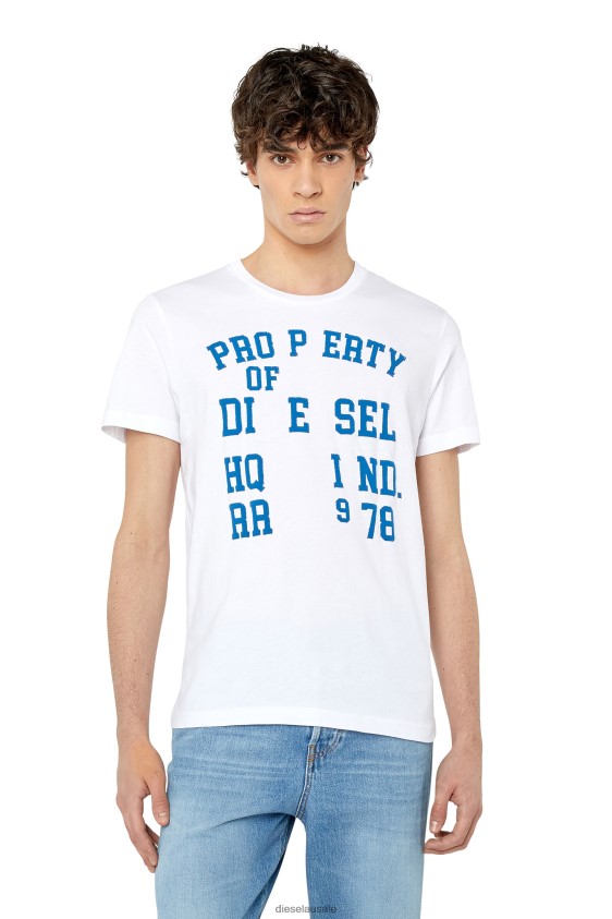 Diesel t-diegor-k59 Apparel White Men 2XT44N187
