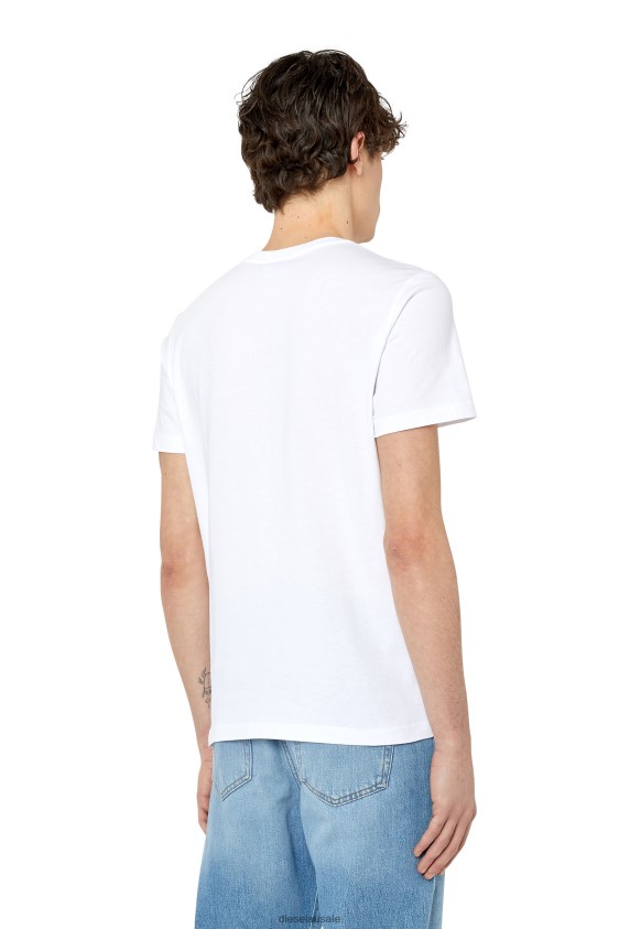 Diesel t-diegor-k59 Apparel White Men 2XT44N187