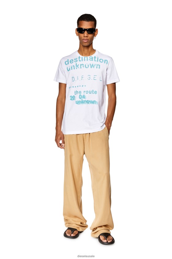 Diesel t-diegor-k63 Apparel White Men 2XT44N250