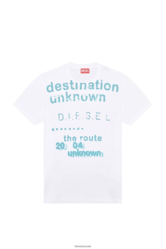 Diesel t-diegor-k63 Apparel White Men 2XT44N250