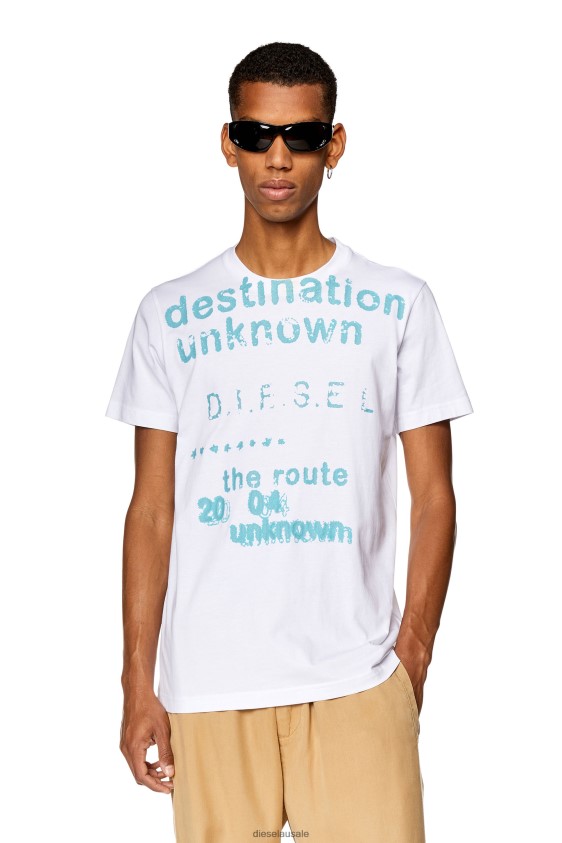 Diesel t-diegor-k63 Apparel White Men 2XT44N250