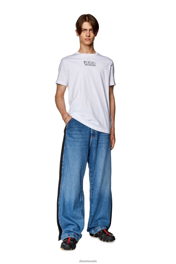 Diesel t-diegor-l15 Apparel White Men 2XT44N281