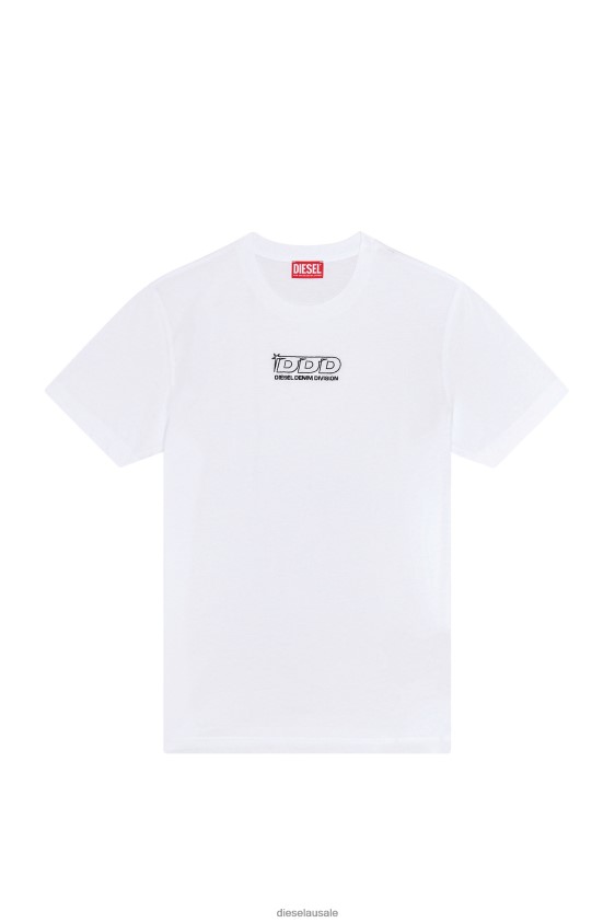 Diesel t-diegor-l15 Apparel White Men 2XT44N281