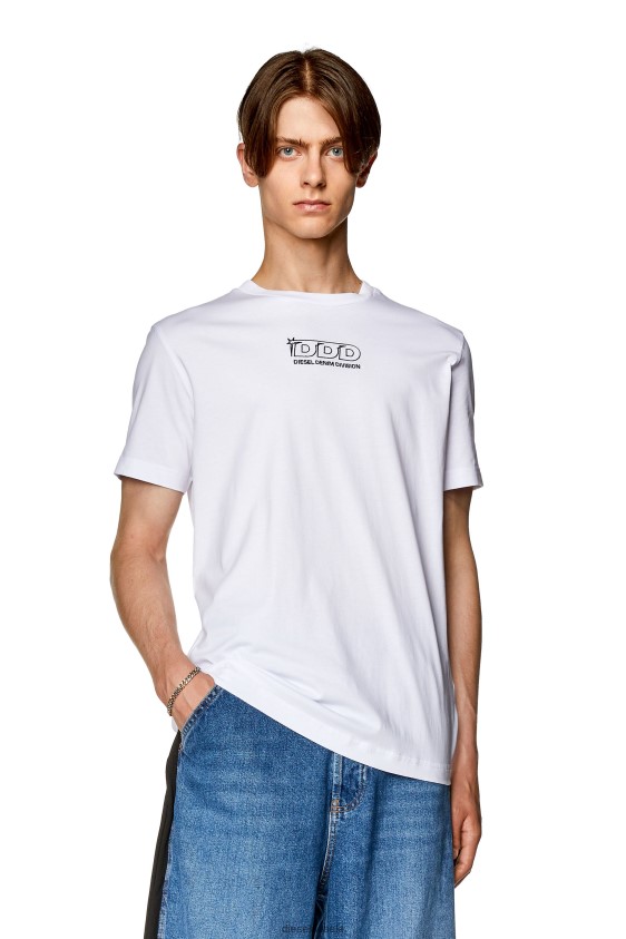 Diesel t-diegor-l15 Apparel White Men 2XT44N281