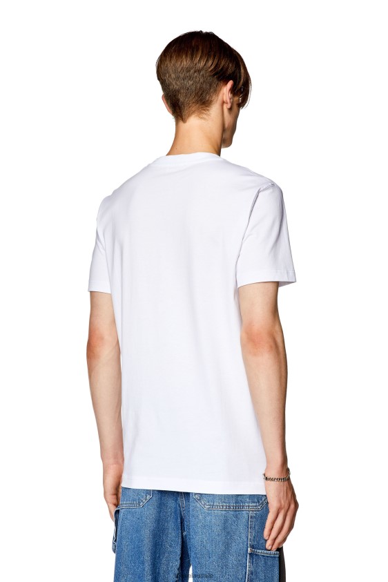 Diesel t-diegor-l15 Apparel White Men 2XT44N281