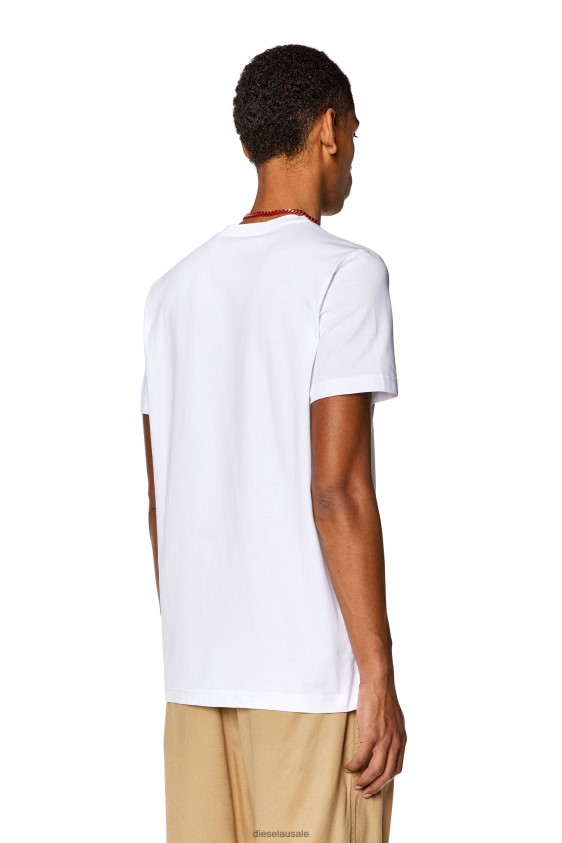 Diesel t-diegor-l4 Apparel White Men 2XT44N243