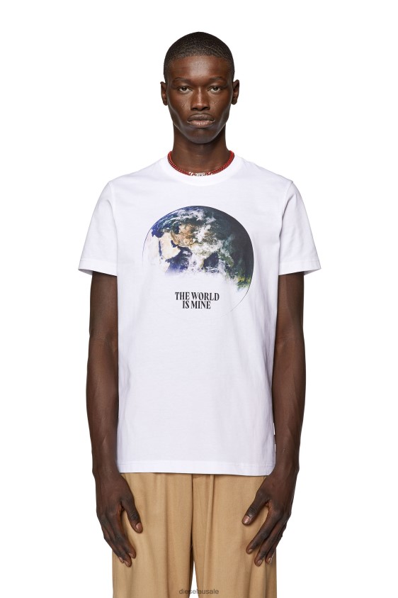 Diesel t-diegor-l4 Apparel White Men 2XT44N243