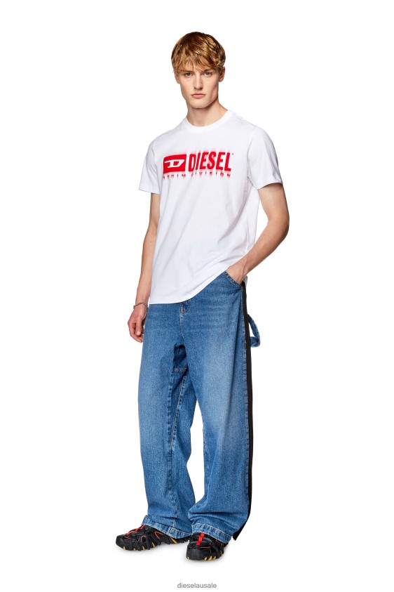 Diesel t-diegor-l6 Apparel White Men 2XT44N245