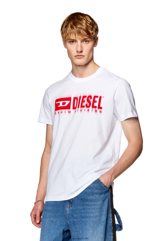 Diesel t-diegor-l6 Apparel White Men 2XT44N245