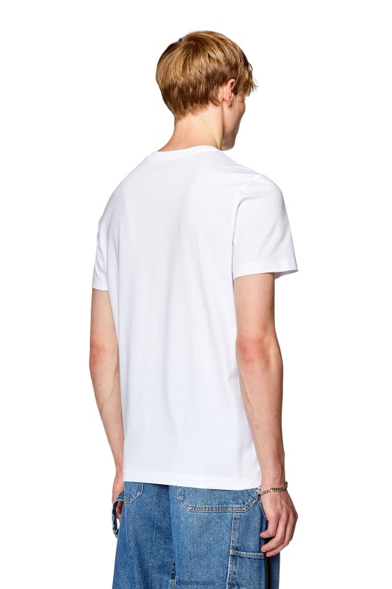 Diesel t-diegor-l6 Apparel White Men 2XT44N245